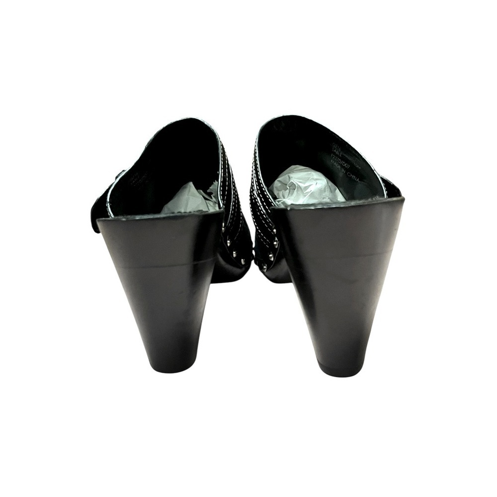 Coach Sable Classic C Logo Studded Mules Size 10M Black - Picture 4 of 6